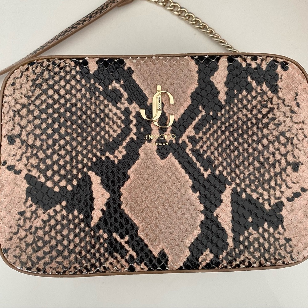 🆕 Jimmy Choo Snake Print Crossbody